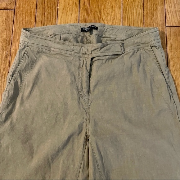 Eileen Fisher Linen Blend Ankle Pants Petite - Picture 2 of 8